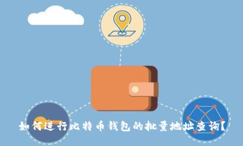如何进行比特币钱包的批量地址查询？